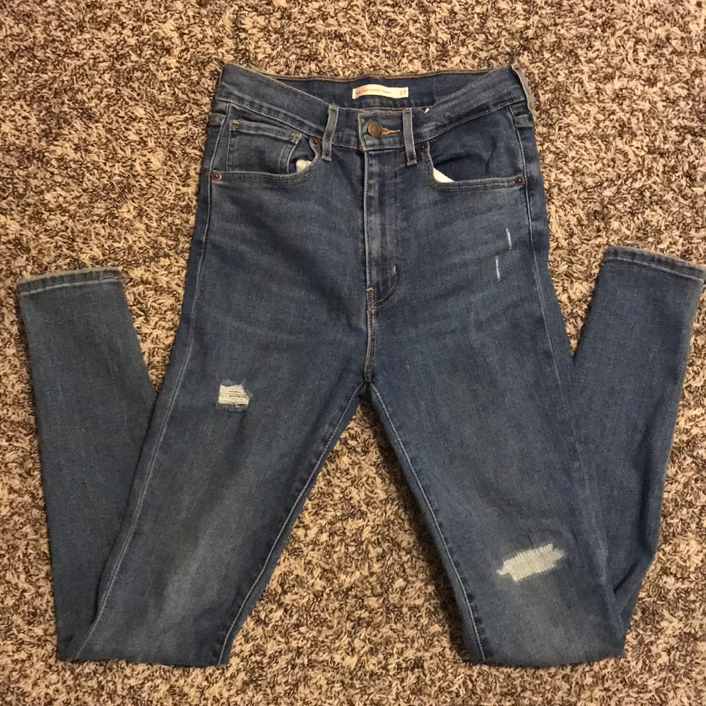 Levi’s mile high skinny jeans
